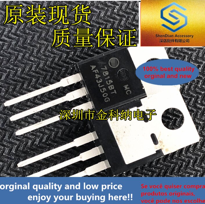   MC7815BTG 7815BT 3  ַ 15V ƮƮ ÷ TO-220, 10 